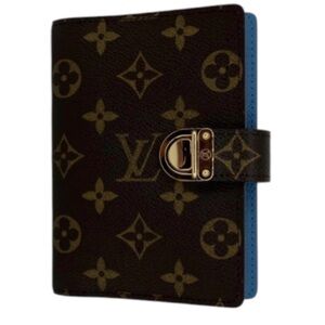 New Louis Vuitton Agenda Organizer with koala closure and rare blue interior